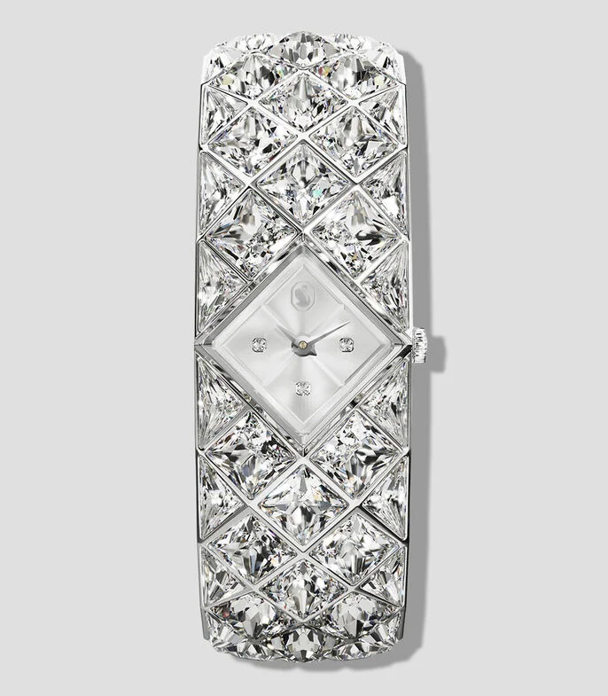 Reloj para Mujer Curiosa Bangle casual plateado