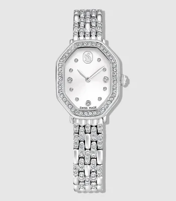 Reloj para Mujer Dextera Octagon casual plateado