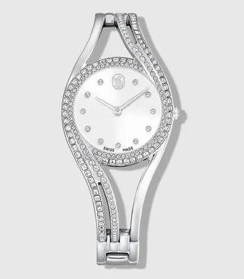 Reloj para Mujer Hyperbola Bangle casual plateado