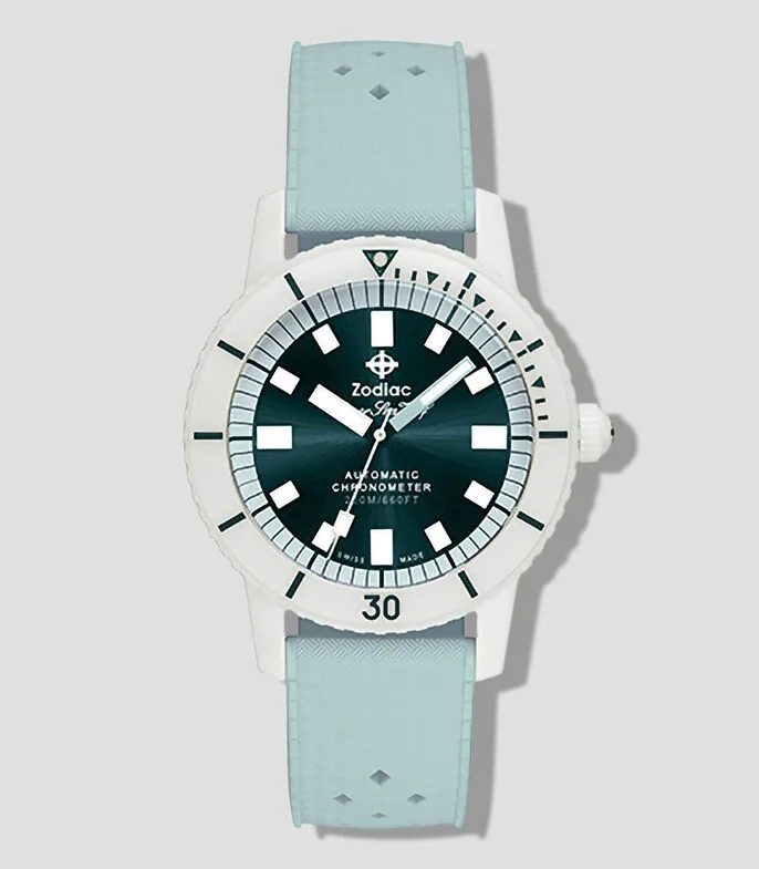 Reloj Unisex Super Sea Wolf Compression Deportivo Blanco