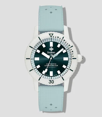 Reloj Unisex Super Sea Wolf Compression Deportivo Blanco