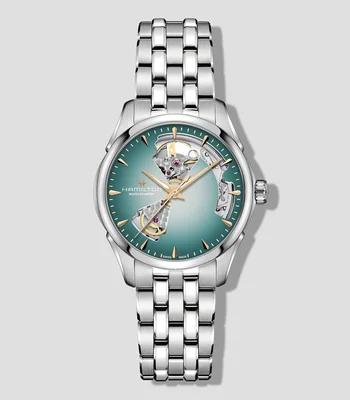 Reloj para Mujer Jazzmaster Open Heart Casual Plateado