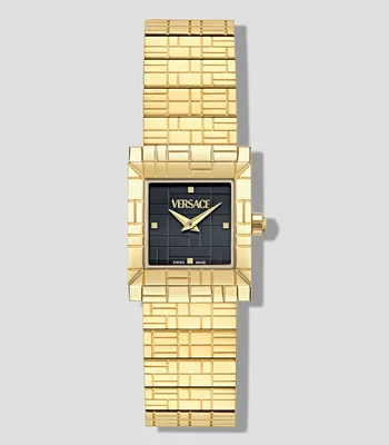 Reloj para Mujer Versace Mosaic de Vestir Negro, Dorado