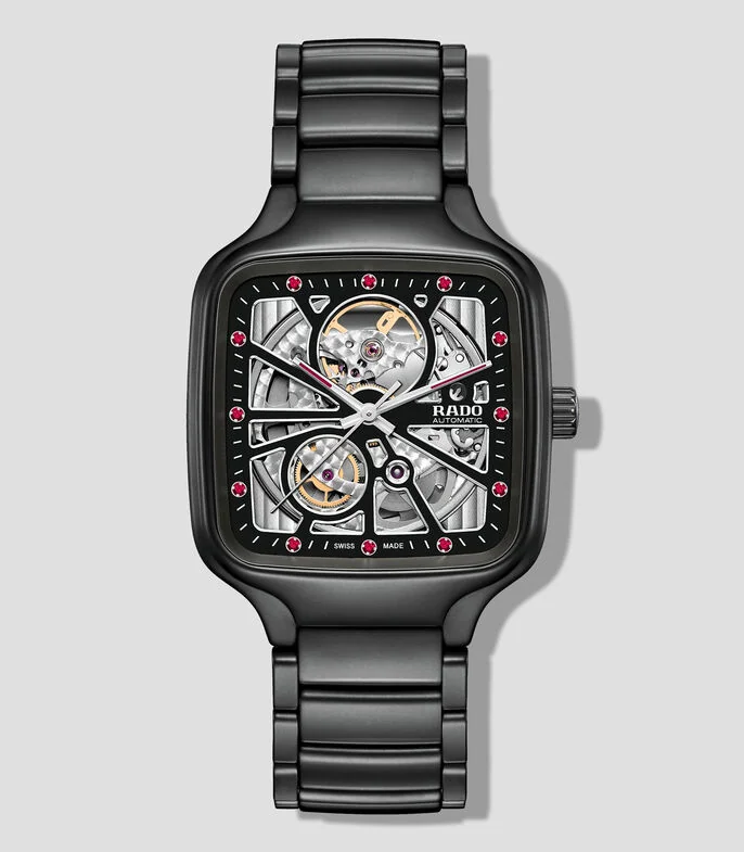 Reloj Unisex Casual True Square Negro