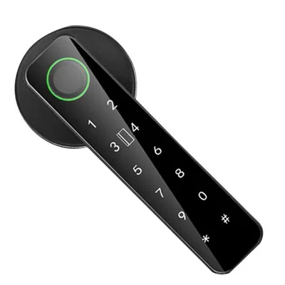 Cerradura inteligente Bluetooth con huella dactilar para puertas de casa, apartamento, hotel o interiores de madera.