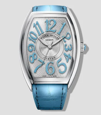 Reloj para Mujer Curvex CX casual plateado, azul