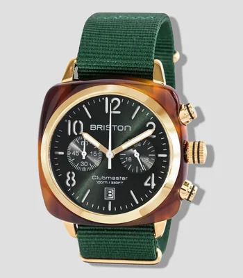 Reloj Unisex Clubmaster Classic casual, Verde británica