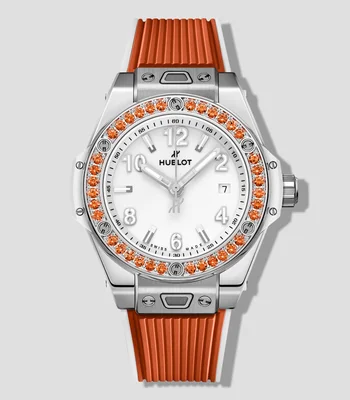 Reloj para Mujer Big Bang One Click Joyful Casual Plateado, Naranja