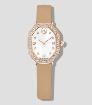 Reloj para mujer Dextera casual, tono oro rosa