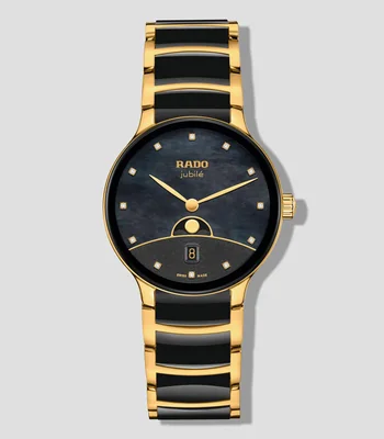 Reloj para Mujer Centrix Diamonds Casual Negro, Dorado