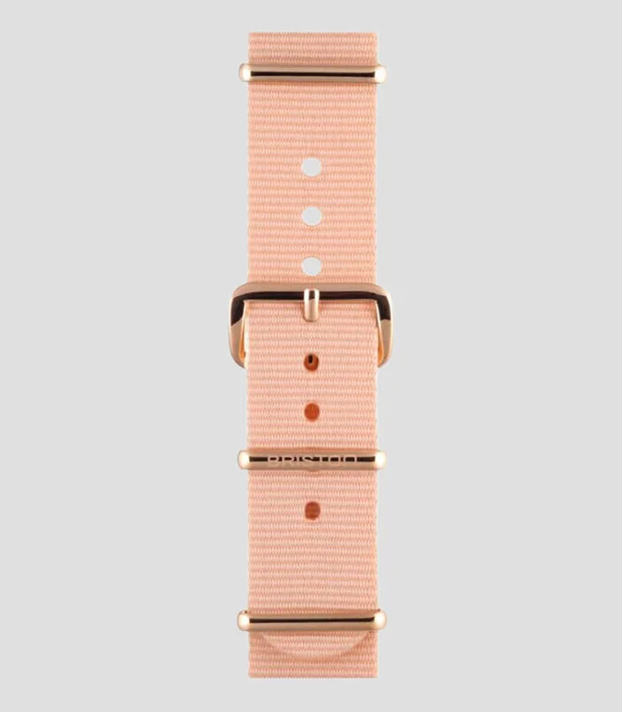 Extensible en textil nato rosa