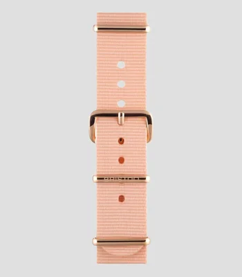 Extensible en textil nato rosa