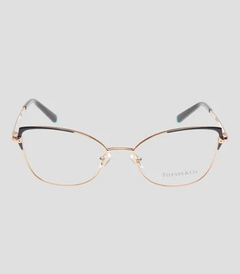 Lentes oftálmicos Mariposa Oro rosa con Negro Mujer