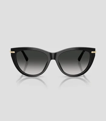 Lentes de sol ojo de gato marrón Habana Mujer