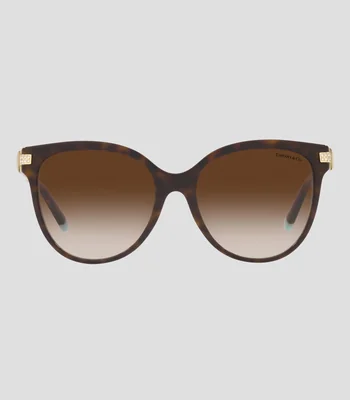 Lentes de sol ojo de gato havana Mujer