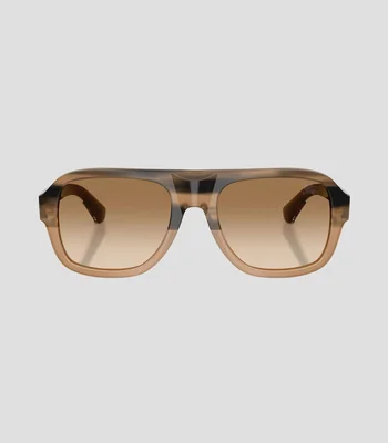 Lentes de sol aviador café Mujer