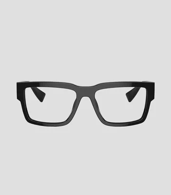 Lentes oftálmicos cuadrados negros Mujer