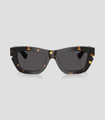 Lentes de sol ojo de gato marrón Mujer