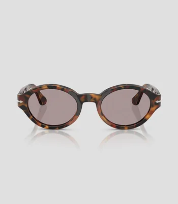 Lentes de sol ovalados Loris marrón Mujer