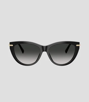 Lentes de sol ojo de gato negro Mujer