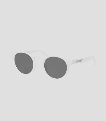 Lentes de sol redondos Hiver blanco Mujer