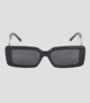 Lentes de sol Rectangulares Negros Mujer