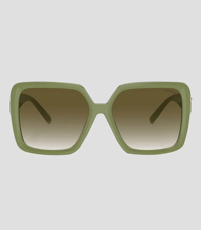 Lentes de sol Cuadrados Caqui Mujer