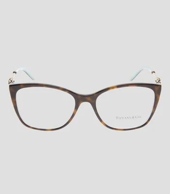 Lentes oftálmicos Cuadrados Havana y Azul Mujer