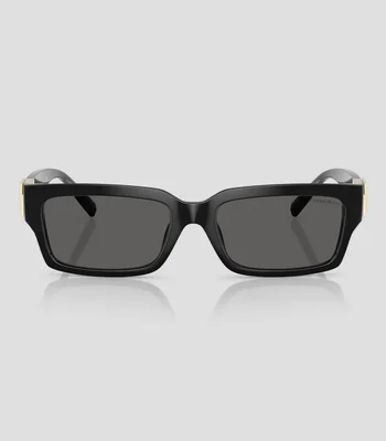 Lentes de sol Rectangulares Negros Unisex