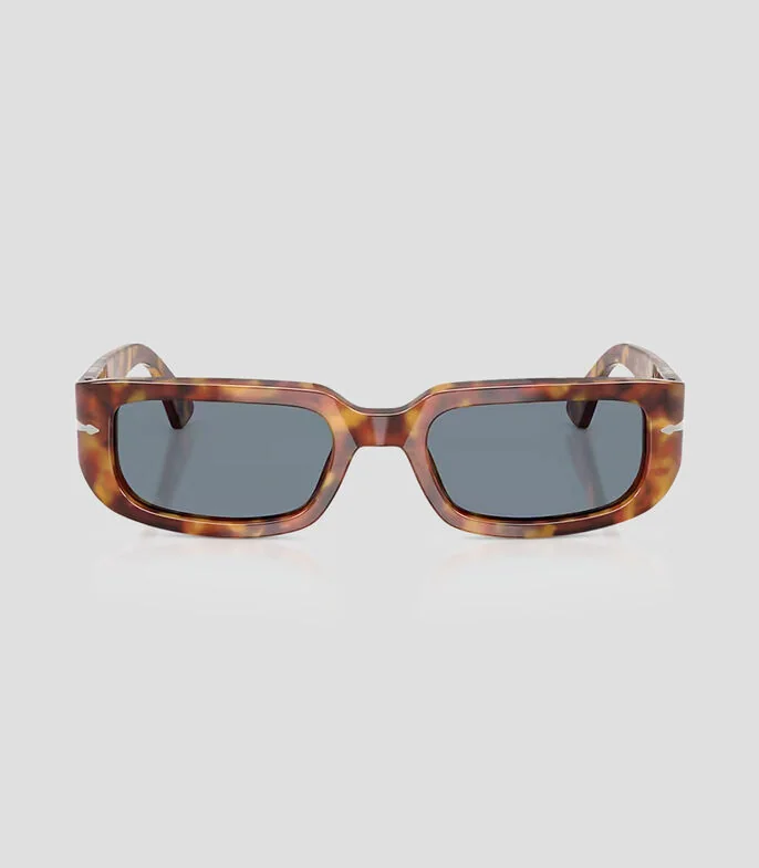 Lentes de sol rectangulares carey Unisex
