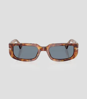 Lentes de sol rectangulares carey Unisex