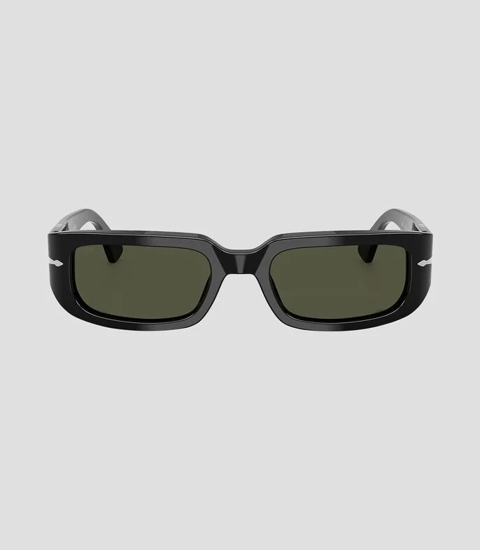 Lentes de sol rectangulares negro Unisex