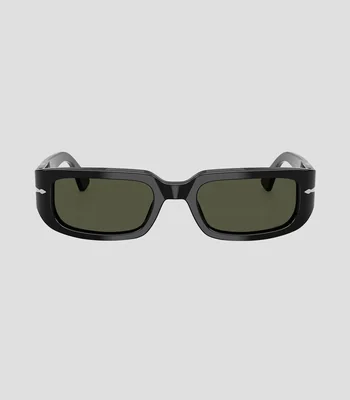 Lentes de sol rectangulares negro Unisex