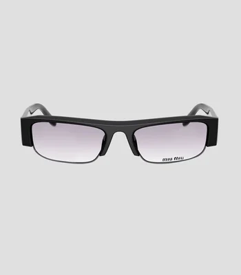 Lentes de sol rectangulares negros Unisex