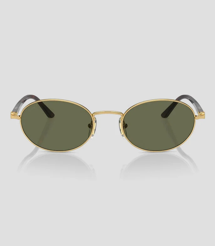 Lentes de sol ovalados Ida dorados Unisex