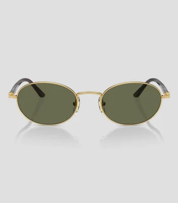 Lentes de sol ovalados Ida dorados Unisex