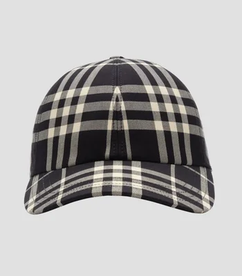 Gorra de cuadros Hombre