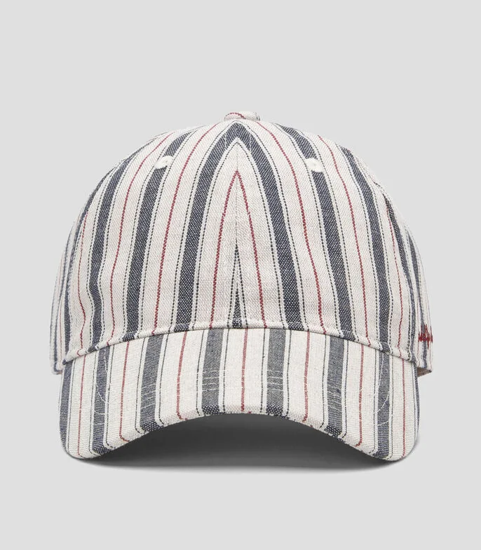 Gorra con Rayas Mujer