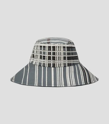 Gorro Bucket con líneas Mujer