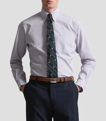 Camisa cuadros manga larga Hombre