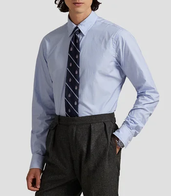 Camisa rayas manga larga Hombre