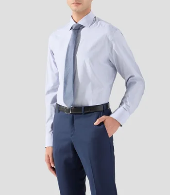 Camisa de vestir cuadros manga larga Hombre