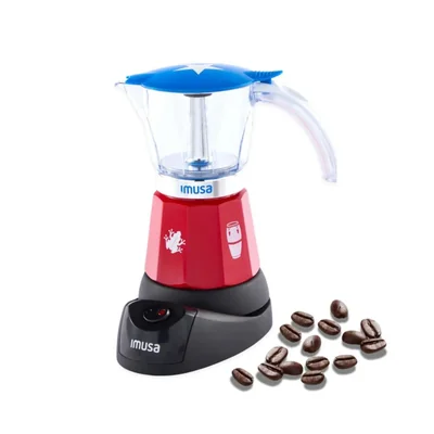 Cafetera Espresso Imusa Boricua Flag de 6 o 3 tazas moka