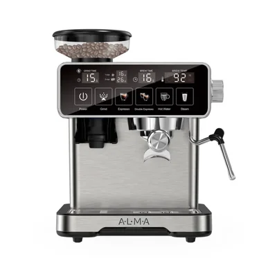 Cafetera Profesional 20 Bares ALMA con Molino de Café BRIATTO