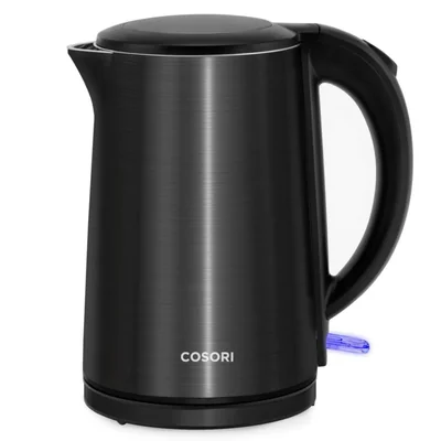 Hervidor eléctrico COSORI Cool-Touch de doble pared 1.5L 1500W negro