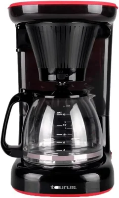 Cafetera Programable Velvet 12 Tazas Negro Digital Taurus