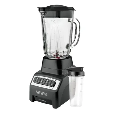 Licuadora De Vidrio 700 W 12 Vel Color Negro Black & Decker BL1140MB-MX