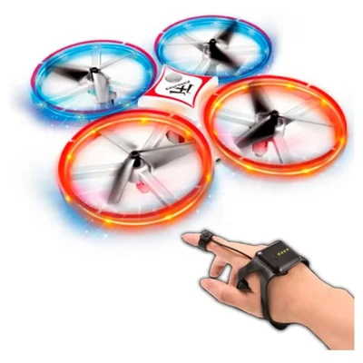 DRONE VAK 1841 CONTROL POR MANO ELUDE OBSTACULOS ACROBACIAS