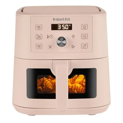 Instant Pot Vortex 4 QT - Horno y Freidora de Aire 6 en 1 Programas Inteligentes - Cesta Antiadherente - Apta para Lavavajillas - Rosa