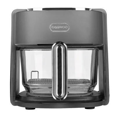 Freidora de Aire con Cesta de Vidrio Templado Daewoo 4.5L Gris
